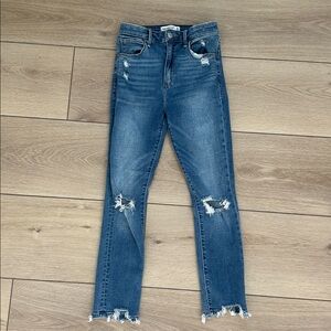 Abercrombie & Fitch High Rise Skinny Jeans - Blue
